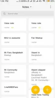 Xiaomi Notes Screenshot 11