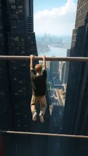 Only Going Up Parkour Rooftop Screenshot 1