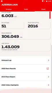 Official F1 ® App Screenshot 2