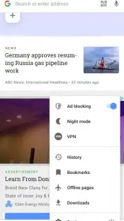 Opera Browser Screenshot 9