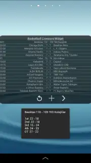 Basketball Livescore Widget Screenshot 5