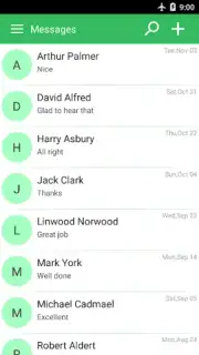 SMS text messaging app Screenshot 8