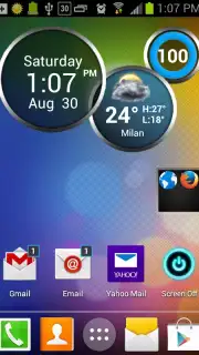 Rings Digital Weather Clock Screenshot 7