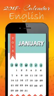 2018 Calendar Screenshot 3