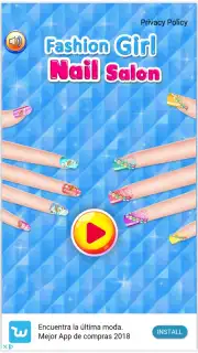 Fashion Girl Nail Salon Screenshot 1
