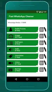 Fast WhatsApp Cleaner Screenshot 1
