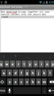 OneCloud Text Editor Screenshot 1