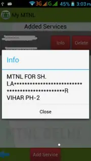 My MTNL Screenshot 1