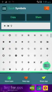ASCII Text Symbols Screenshot 4