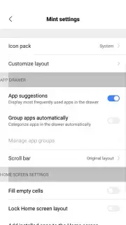 Mint Launcher Screenshot 4
