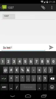 SMS Messaging (AOSP) Screenshot 3