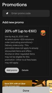 Uber Eats Screenshot 10