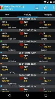 BP Log Screenshot 5
