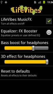 MusicFX Screenshot 2