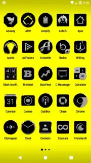 Black Icon Pack Free Screenshot 7