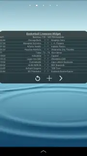 Basketball Livescore Widget Screenshot 3