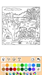 Dino Coloring Game Screenshot 10