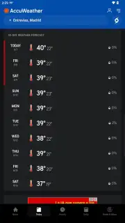 AccuWeather Screenshot 2