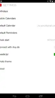 Cal: Any.do Calendar Screenshot 1