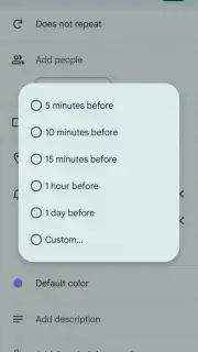 Google Calendar Screenshot 5