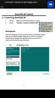 Autocad 2007 3D Tutorial Screenshot 5