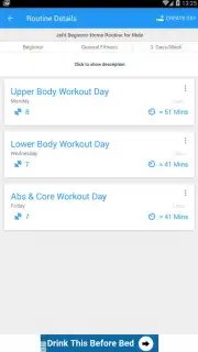 JEFIT Screenshot 1
