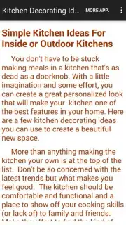 Kitchen Decorating Ideas Screenshot 1
