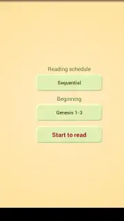 Bible Reading Schedule Screenshot 2
