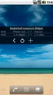 Basketball Livescore Widget Screenshot 11