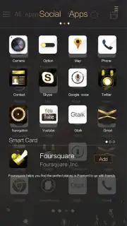 Gold Rush GOLauncher EX Theme Screenshot 2