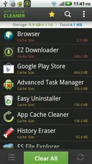 App Cache Cleaner Screenshot 4