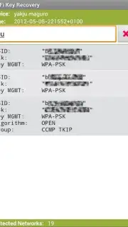 WiFi Key Recovery Screenshot 3