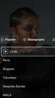 Spotify for Android TV Screenshot 2