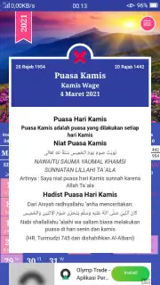 Kalender Puasa Indonesia Screenshot 7