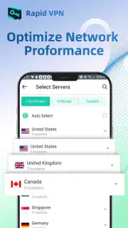 Rapid VPN - Safe Secure Proxy Screenshot 3