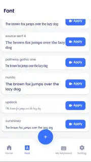 Font Keyboard Screenshot 5
