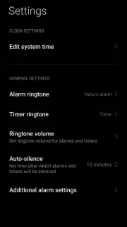 MIUI Clock Screenshot 4