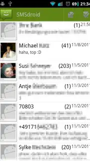 SMSdroid Screenshot 3