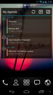 GO Calendar Widget Screenshot 5