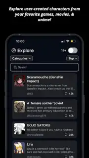 Charstar: AI Character Chat Screenshot 3