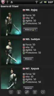 Guerra di Titani Screenshot 3