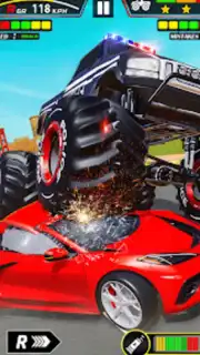 Police Monster Truck Car Games Screenshot 7
