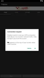 PsiPhon Screenshot 7