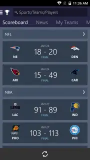 MSN Sports Screenshot 2