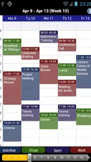Business Calendar Screenshot 2