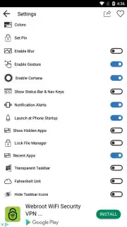 Win X: Computer Launcher Screenshot 2