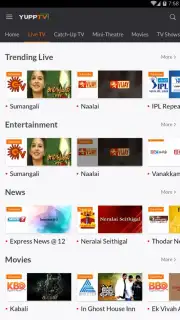 YuppTV LiveTV, Live Cricket Screenshot 3
