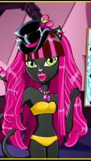 Monster Catty Noir Hair Salon Screenshot 2