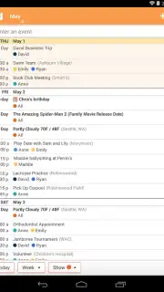 Cozi Family Calendar Screenshot 2