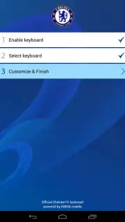 Chelsea FC Official Keyboard Screenshot 4
